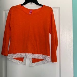 A orange shirt